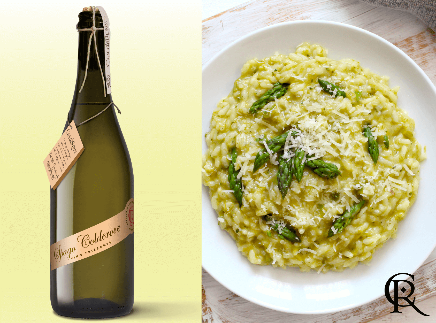 Spago Colderove e risotto agli asparagi